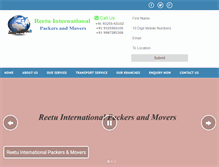 Tablet Screenshot of packersmoversnashik.in